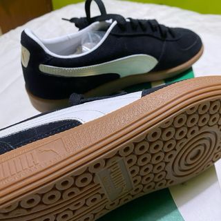 Zapatillas Puma Palermo Negras y Blancas