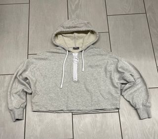 Felpa corta Diesel grigia