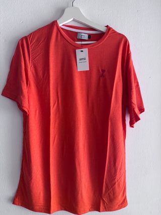 Camiseta Ami Paris Naranja Talla M