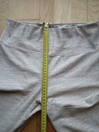 Leggings fitness Beige jaspeado domyos Mujer XL