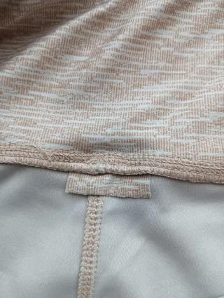 Leggings fitness Beige jaspeado domyos Mujer XL