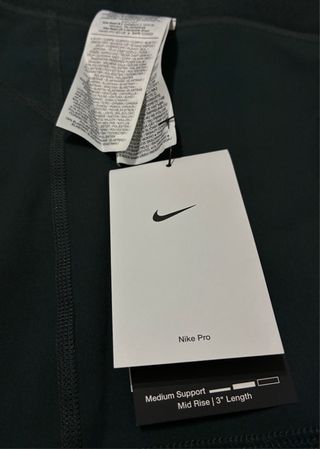 Shorts verde oscuro Nike Pro talla S
