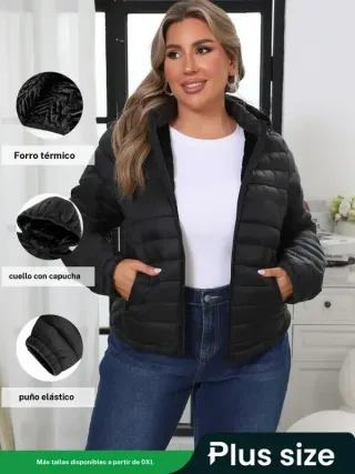 Chaqueta acolchada negra talla 5XL NUEVO