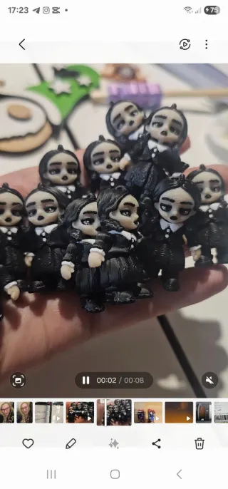 Pendientes Miércoles Addams