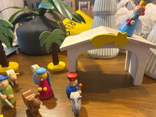 Belén de Madera para bebés/niños