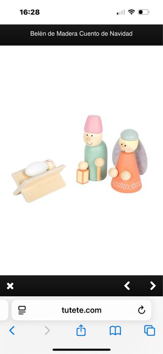 Belén de Madera para bebés/niños