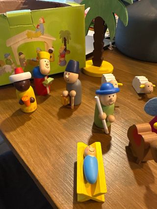 Belén de Madera para bebés/niños