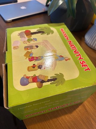 Belén de Madera para bebés/niños