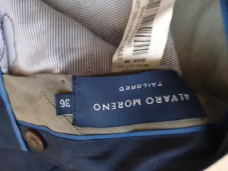 Traje de chaqueta azul marino Álvaro Moreno