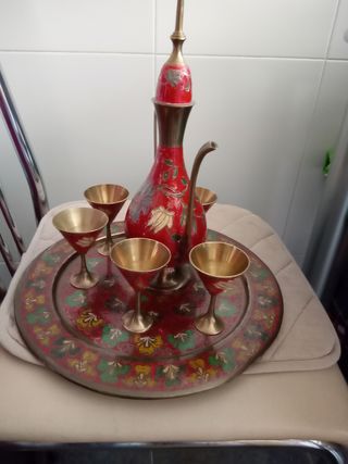 Cuadro étnico figuras tela