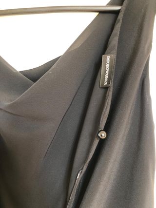 Vestido fiesta negro Armani