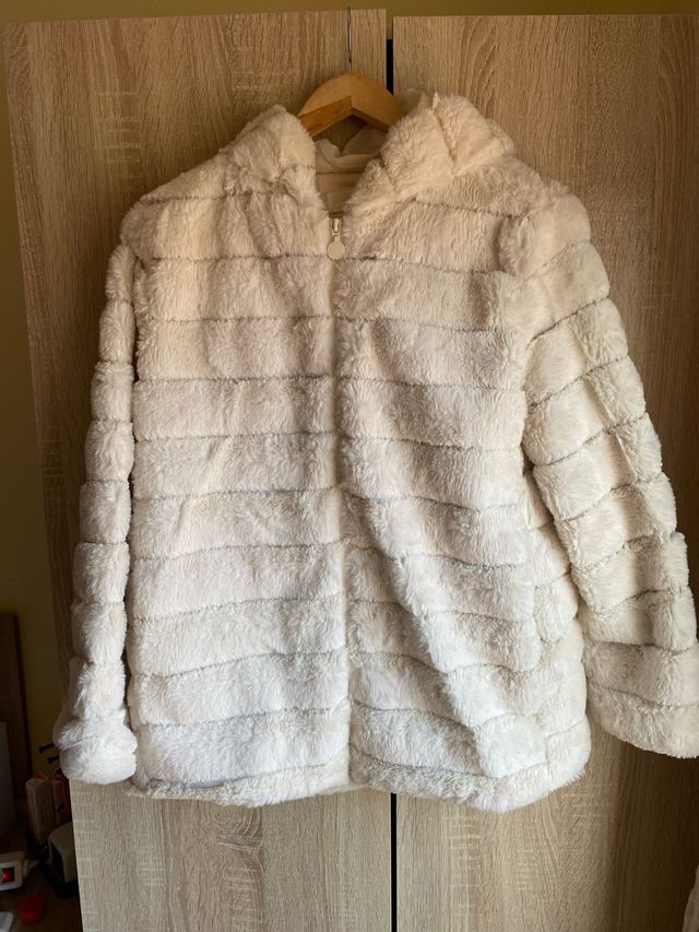Chaqueta pelito beige