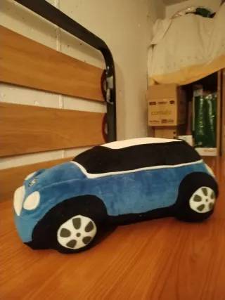 Peluche Coche Mini Azul