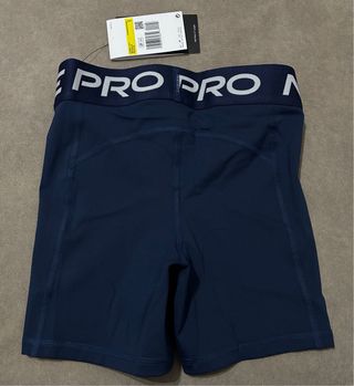 Shorts azul oscuro 5” Nike Pro talla S