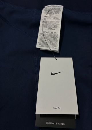 Shorts azul oscuro 5” Nike Pro talla S