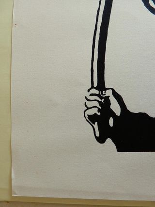 FACSÍMIL CARTEL MAYO 68 ATELIER POPULAIRE CRS SS