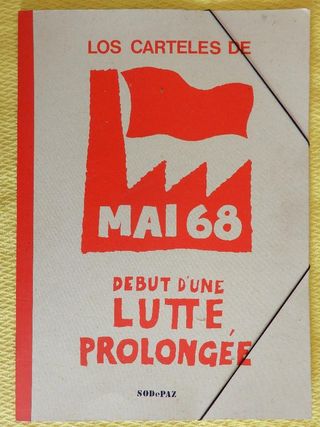 FACSÍMIL CARTEL MAYO 68 ATELIER POPULAIRE CRS SS