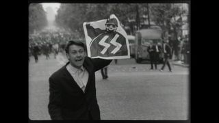 FACSÍMIL CARTEL MAYO 68 ATELIER POPULAIRE CRS SS