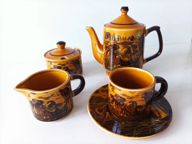 Set caffè o tè in ceramica smaltata