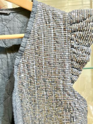 Chaleco Lentejuelas Mujer Talla Única