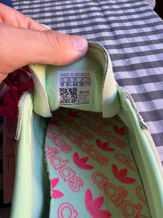 Adidas Spezial Verde Agua y Rosa