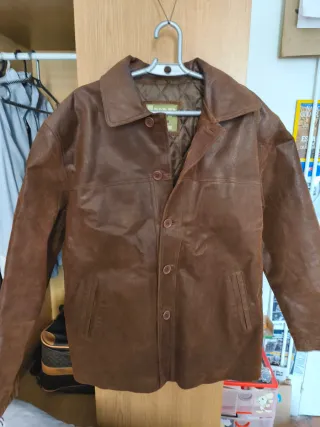 Chaqueta de piel hombre