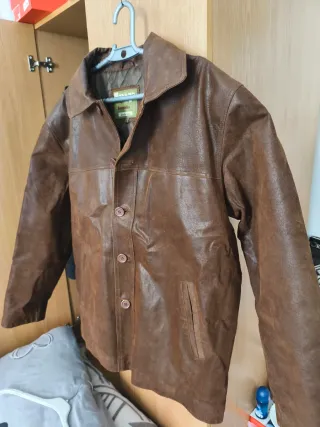 Chaqueta de piel hombre