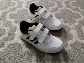 Tênis Adidas Hoops Infantil Branco