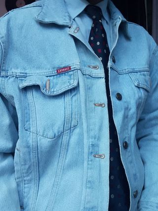 Giacca Jeans Vintage Uomo Carrera Italy M