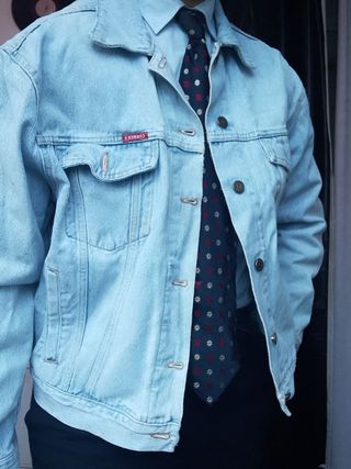 Giacca Jeans Vintage Uomo Carrera Italy M