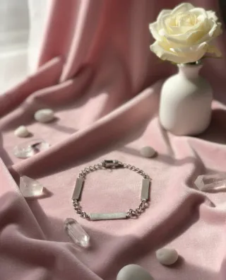 Pulsera esclava plata niña/o o bebé