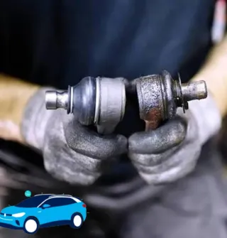 Reparación y substituir de rotulas de dirección.