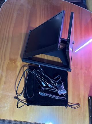 OFIYAA 3 Pantallas Monitor Portátil 10.1