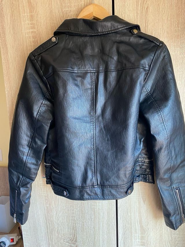 Cazadora Biker JUMP&FISH Negra Talla M