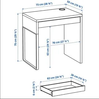 Escritorio Ikea Blanco