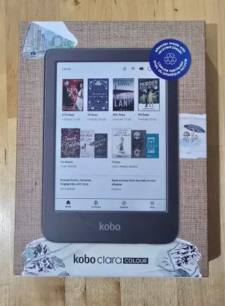 Lettore eReader Kobo Clara Colour Nero