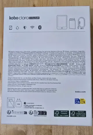 Lettore eReader Kobo Clara Colour Nero