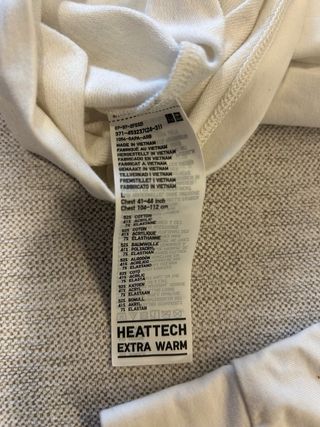 Camiseta Uniqlo HEATTECH cuello alto talla L