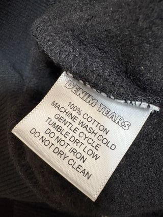 Chaqueta Corteiz X Denim Tears Negra