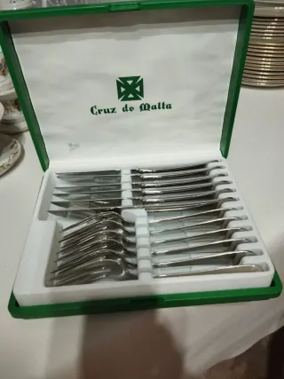 Set di posate per pesce elegante di Cruz de Malta