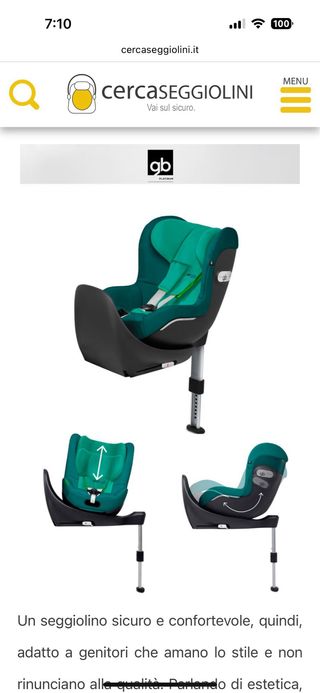 Silla coche Vaya 2 i-Size GB