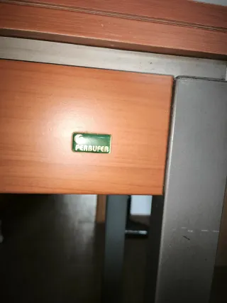 Mesa de cocina extensible madera y metal