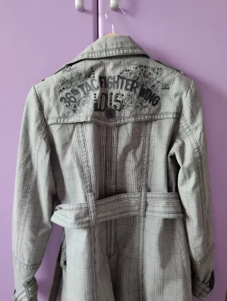 Gabardina Lois Gris Talla M