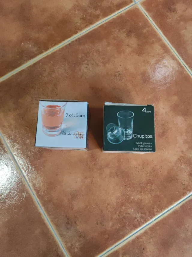 8 Bicchieri Chupito Mediterraneo Arcoroc