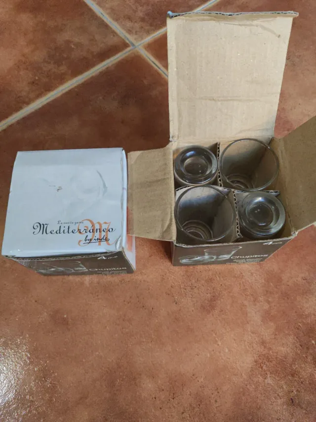 8 Bicchieri Chupito Mediterraneo Arcoroc