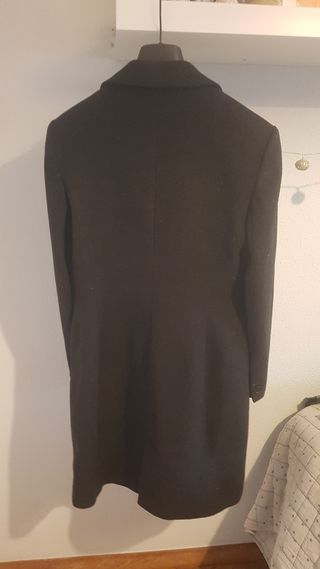 abrigo La Base lana gris marengo