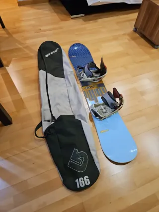 Tabla Snowboard Burton 152 + Fijaciones Burton