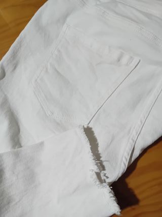 Pantalón blanco mujer