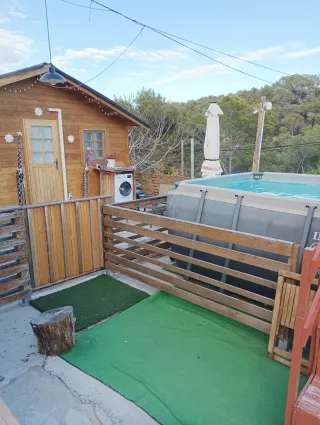 Se alquila casa de madera