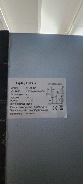 NEVERAS DE BEBIDAS MARCA GLOBAL NUEVAS